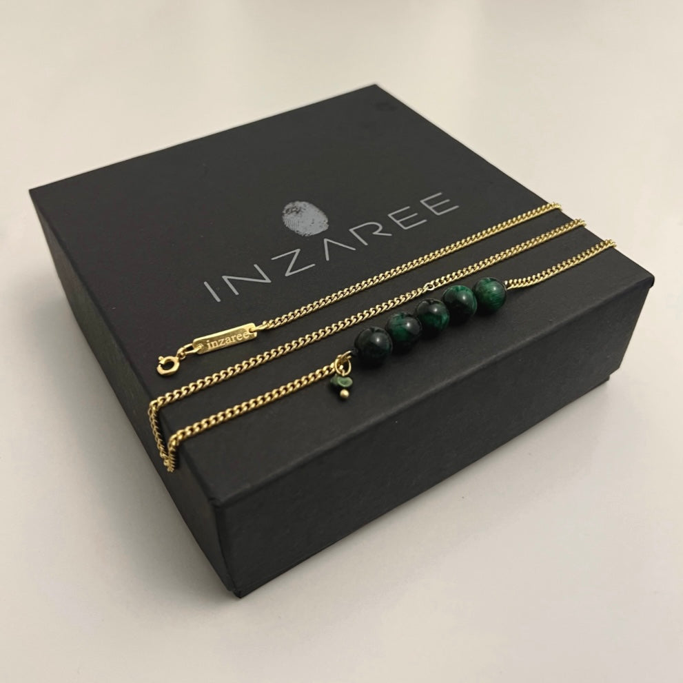 Green tiger eye necklace