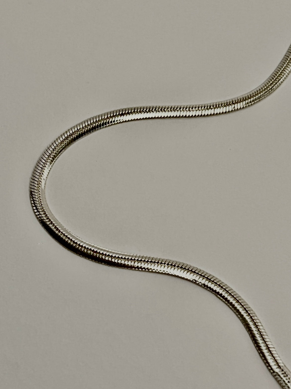 Snake back necklace