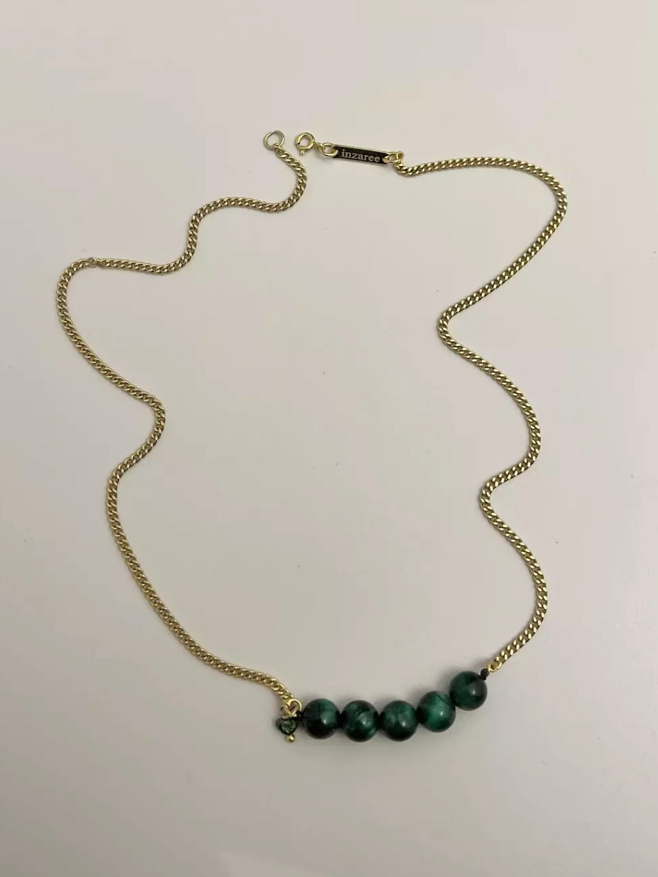 Green tiger eye necklace