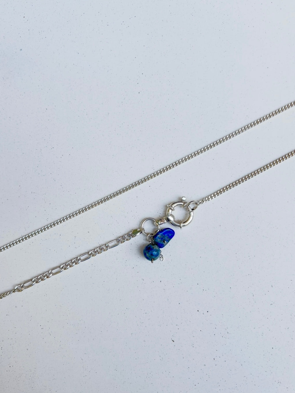 Blue pupil necklace
